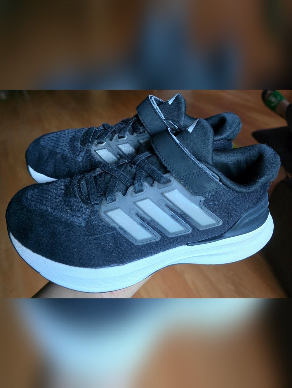 Sz 3 Little Kids ADIDAS ULTRARUN 5 'Core Black'